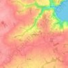 Mappa topografica Kerlabia, altitudine, rilievo