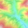 Mappa topografica Khail, altitudine, rilievo