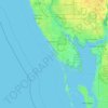 Mappa topografica Knight Island, altitudine, rilievo