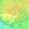 Mappa topografica Fort Lonesome, altitudine, rilievo