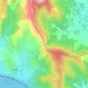 Mappa topografica Col de Collebasse, altitudine, rilievo