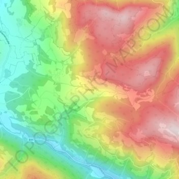 Mappa topografica Rinegg, altitudine, rilievo