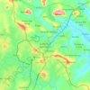 Mappa topografica Sant'Ana do Livramento, altitudine, rilievo