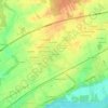 Mappa topografica Le Pré Hatton, altitudine, rilievo
