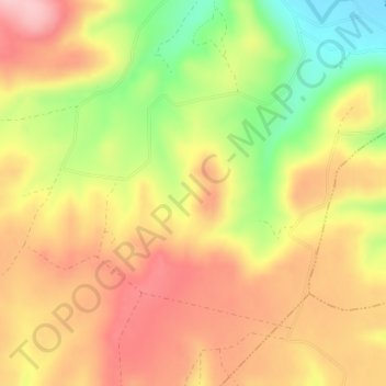 Mappa topografica La Jarosa, altitudine, rilievo