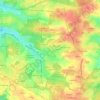 Mappa topografica Guignan, altitudine, rilievo