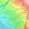 Mappa topografica Morin, altitudine, rilievo