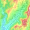 Mappa topografica Le Clap, altitudine, rilievo