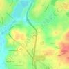 Mappa topografica Pennington Acres, altitudine, rilievo
