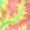 Mappa topografica Песчанка, altitudine, rilievo