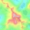Mappa topografica Minarets, altitudine, rilievo
