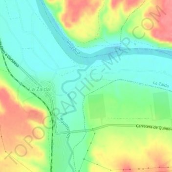 Mappa topografica Torraza, altitudine, rilievo