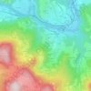 Mappa topografica Daveyne, altitudine, rilievo