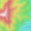 Mappa topografica Sella di Parone, altitudine, rilievo