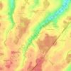 Mappa topografica Leombach, altitudine, rilievo