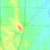 Mappa topografica Oskaloosa, altitudine, rilievo
