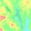 Mappa topografica Lake Carey, altitudine, rilievo