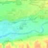 Mappa topografica Villa Las Islas, altitudine, rilievo