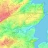 Mappa topografica Les Vaux Grapins, altitudine, rilievo