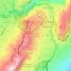 Mappa topografica Puengasí, altitudine, rilievo