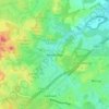 Mappa topografica Newbridge, altitudine, rilievo