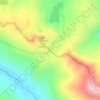 Mappa topografica Ebbetts Pass, altitudine, rilievo