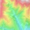 Mappa topografica Thuir d'Évol, altitudine, rilievo