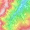 Mappa topografica Molino della Pergola, altitudine, rilievo