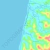 Mappa topografica Mapatag, altitudine, rilievo