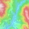 Mappa topografica Piedipaterno, altitudine, rilievo