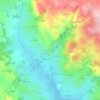 Mappa topografica Le Salès, altitudine, rilievo