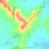 Mappa topografica Agello, altitudine, rilievo