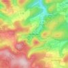 Mappa topografica Hüddingen, altitudine, rilievo