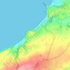 Mappa topografica Caroual, altitudine, rilievo