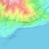 Mappa topografica Moiano, altitudine, rilievo