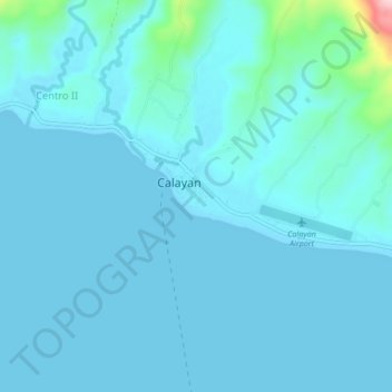Mappa topografica Centro I, altitudine, rilievo