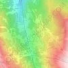 Mappa topografica Morel, altitudine, rilievo