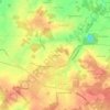 Mappa topografica Aux Bretons, altitudine, rilievo