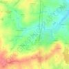 Mappa topografica Les Mionnières, altitudine, rilievo