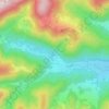 Mappa topografica Birlen, altitudine, rilievo