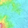 Mappa topografica Villaggio Giardino, altitudine, rilievo