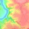 Mappa topografica Chalais, altitudine, rilievo