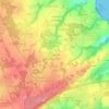 Mappa topografica La Bréhaudais, altitudine, rilievo