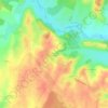 Mappa topografica Saint-Benin des Champs, altitudine, rilievo