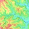 Mappa topografica Tarare, altitudine, rilievo