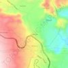 Mappa topografica Tengonapa, altitudine, rilievo