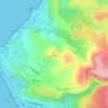 Mappa topografica Piton Bienvenue, altitudine, rilievo