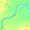 Mappa topografica Navare, altitudine, rilievo