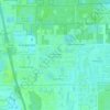 Mappa topografica Worthington Country Club, altitudine, rilievo