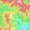 Mappa topografica Val della Meta, altitudine, rilievo